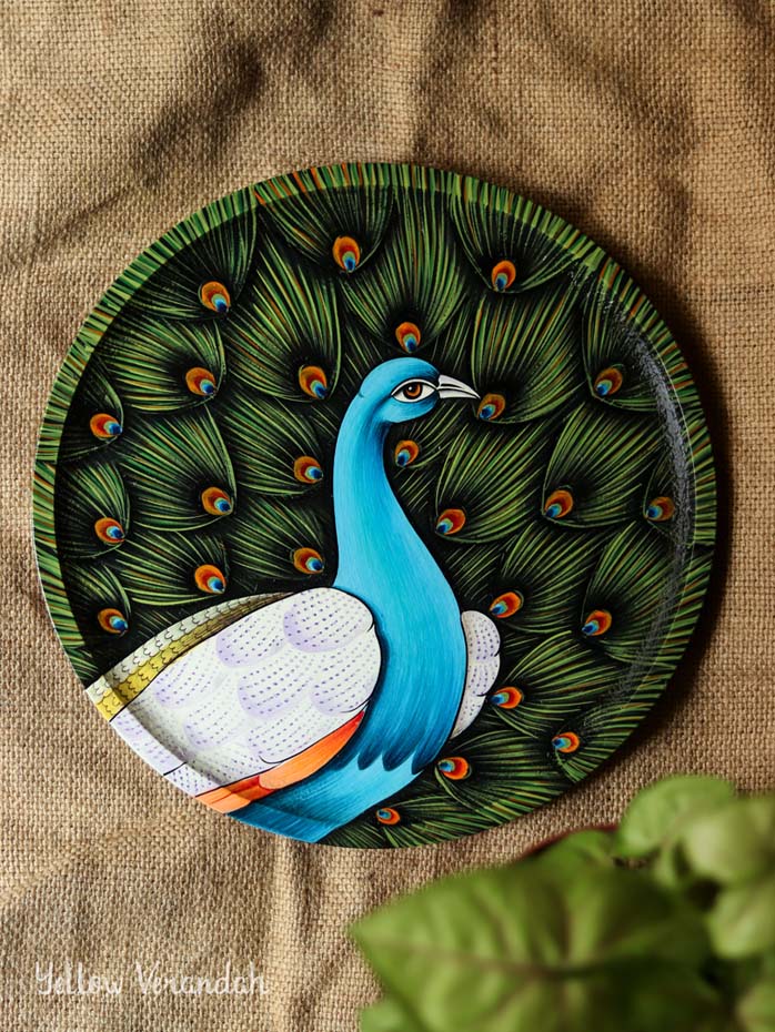 Pichwai Handpainted Wall Plate - 10