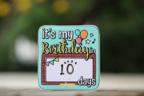 Birthday Countdown Magnet