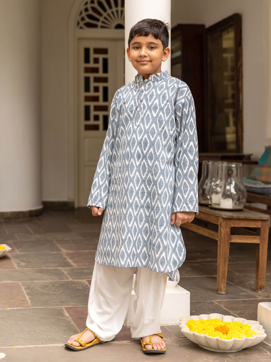 Jay Organic Cotton Block Printed Long Kurta