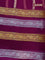 Banarasi organza silk saree purple with allover thread & zari woven buttas and long zari woven border