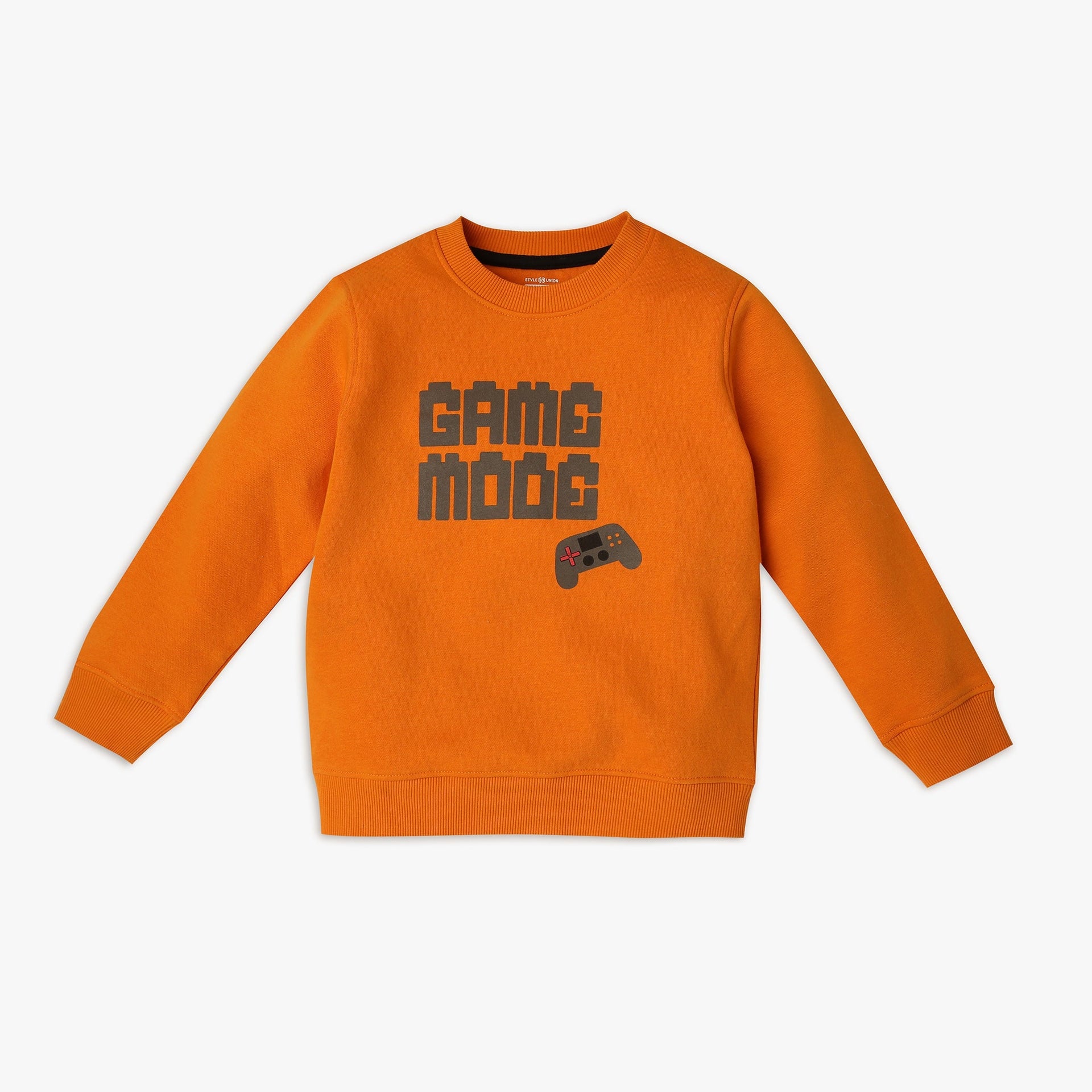 Boy's Regular Fit Graphic Sweat Tee