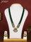 Beaded multilayer green necklace with kemp,cz stones and pearl hangings