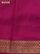 Pure mysore silk saree light blue and pink with zari woven buttas and zari woven border