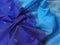 10 yards silk cotton saree blue and cs blue with allover vairosi pattern & buttas and zari woven border without blouse