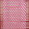 Banarasi kota saree light pink and pink with zari woven floral buttas and zari woven border