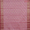 Banarasi kota saree light pink and pink with floral zari woven buttas and floral zari woven border