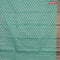 Banarasi kota saree teal blue and maroon with zari woven buttas and zari woven border