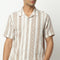 Camp Collar Half Sleeve Short Length Relaxed Fit Cuban Printed Shirt