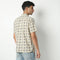 Camp Collar Half Sleeve Relaxed Fit Block Print Shirt