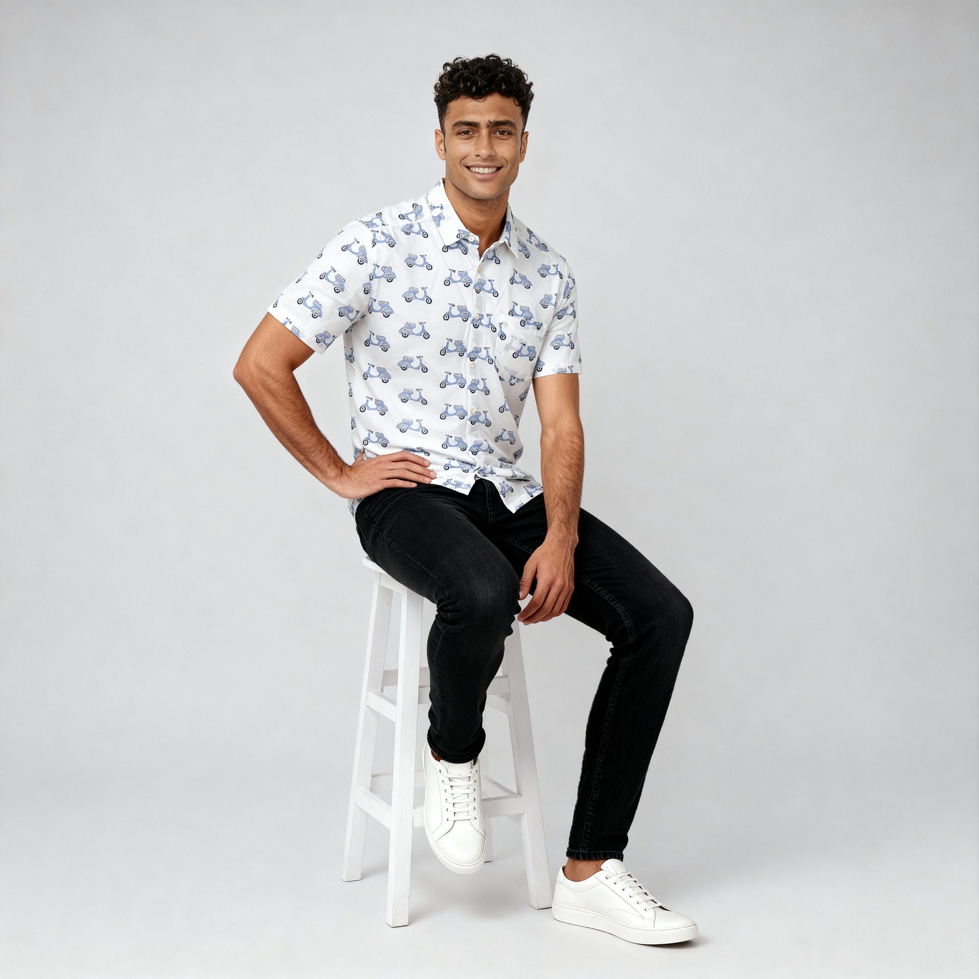 Cotton Printed Shirt