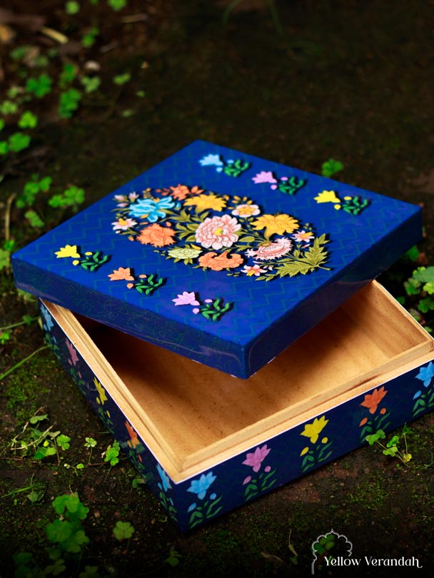 Wooden Printed Box - Pichwai