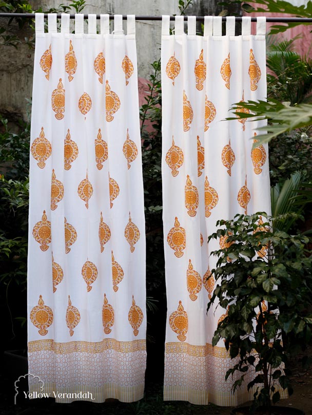 Cotton Sheer Curtains (Pair)