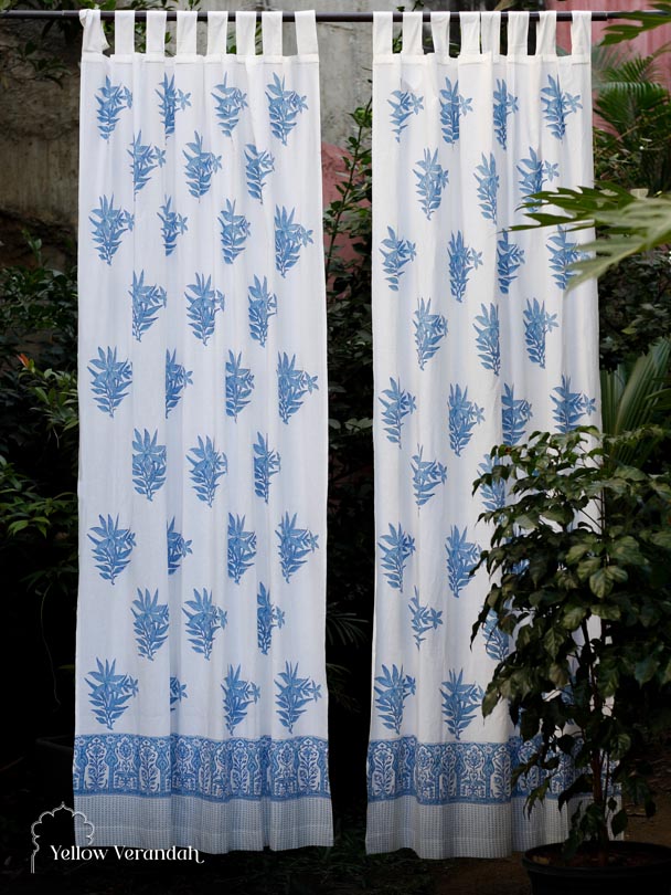 Cotton Sheer Curtains (Pair)