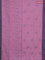 Bengal soft cotton saree mauve pink and blue with allover butta weaves and simple border