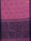 Bengal soft cotton saree mavu pink and navy blue with allover butta weaves and simple border