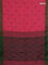Bengal soft cotton saree candy pink and green with butta weaves and simple border