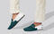 Color Block Loafers : White-Green