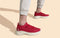 Knit Gliders For Women : Red
