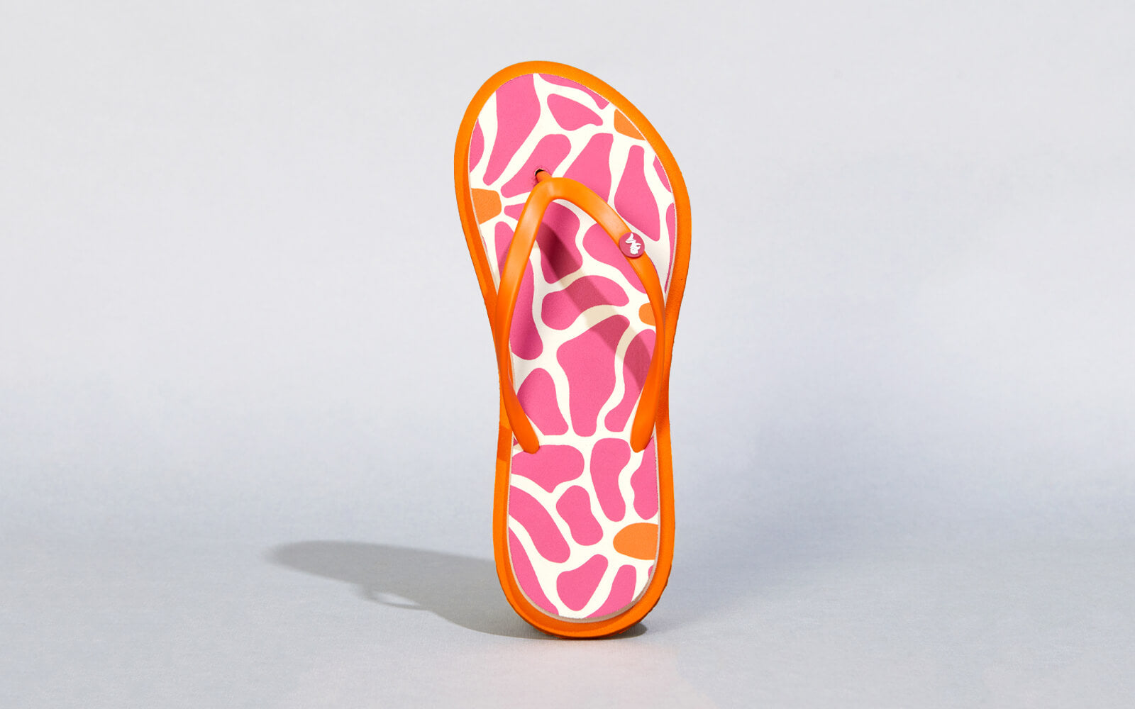 Printed Flip Flops : Pink