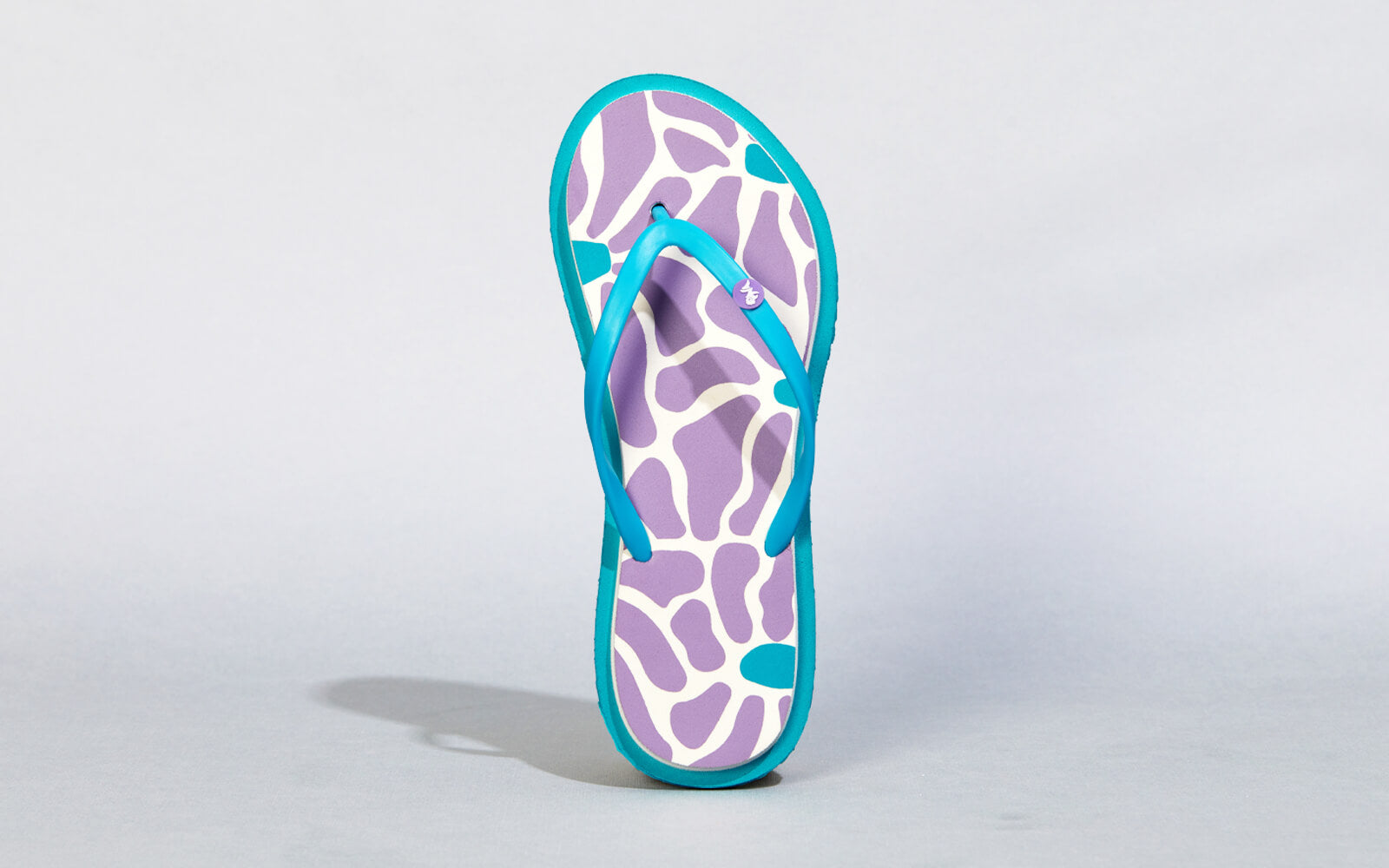 Printed Flip Flops : Lavender