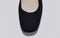 Plush Square Flats : Black