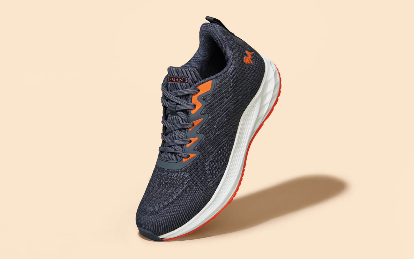 Sporty Casuals : Grey-Orange