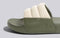 Squooshy Slides for Women : Olive-Beige