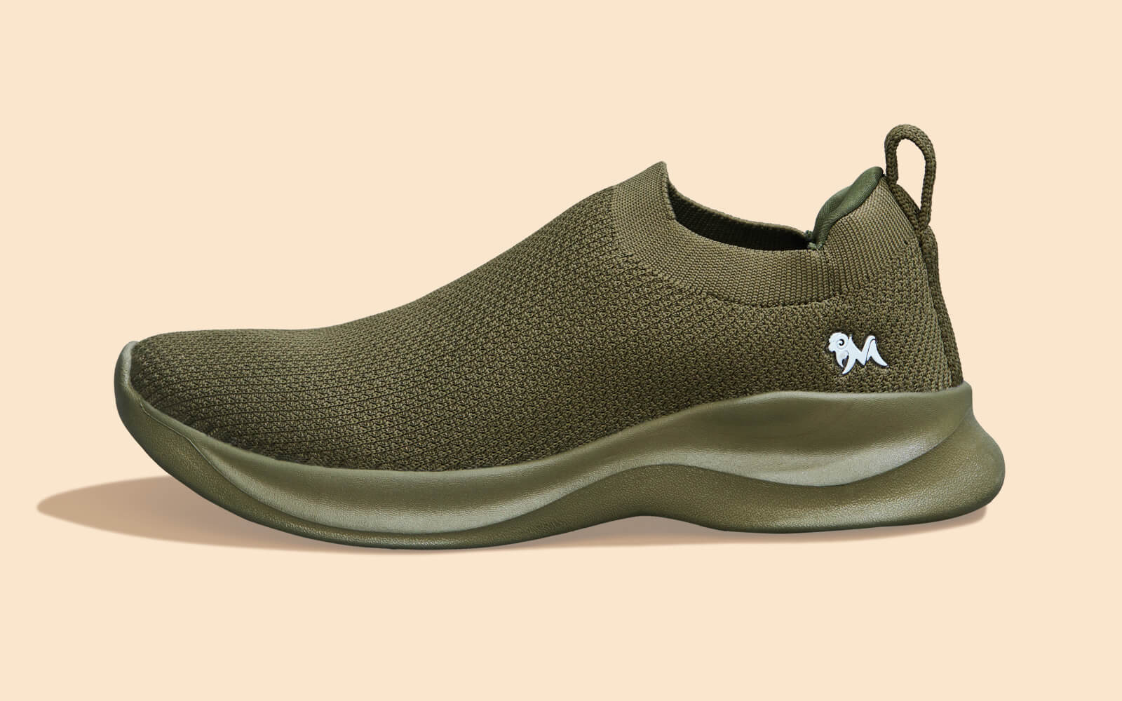 Cloud Flex Slip Ons : Olive