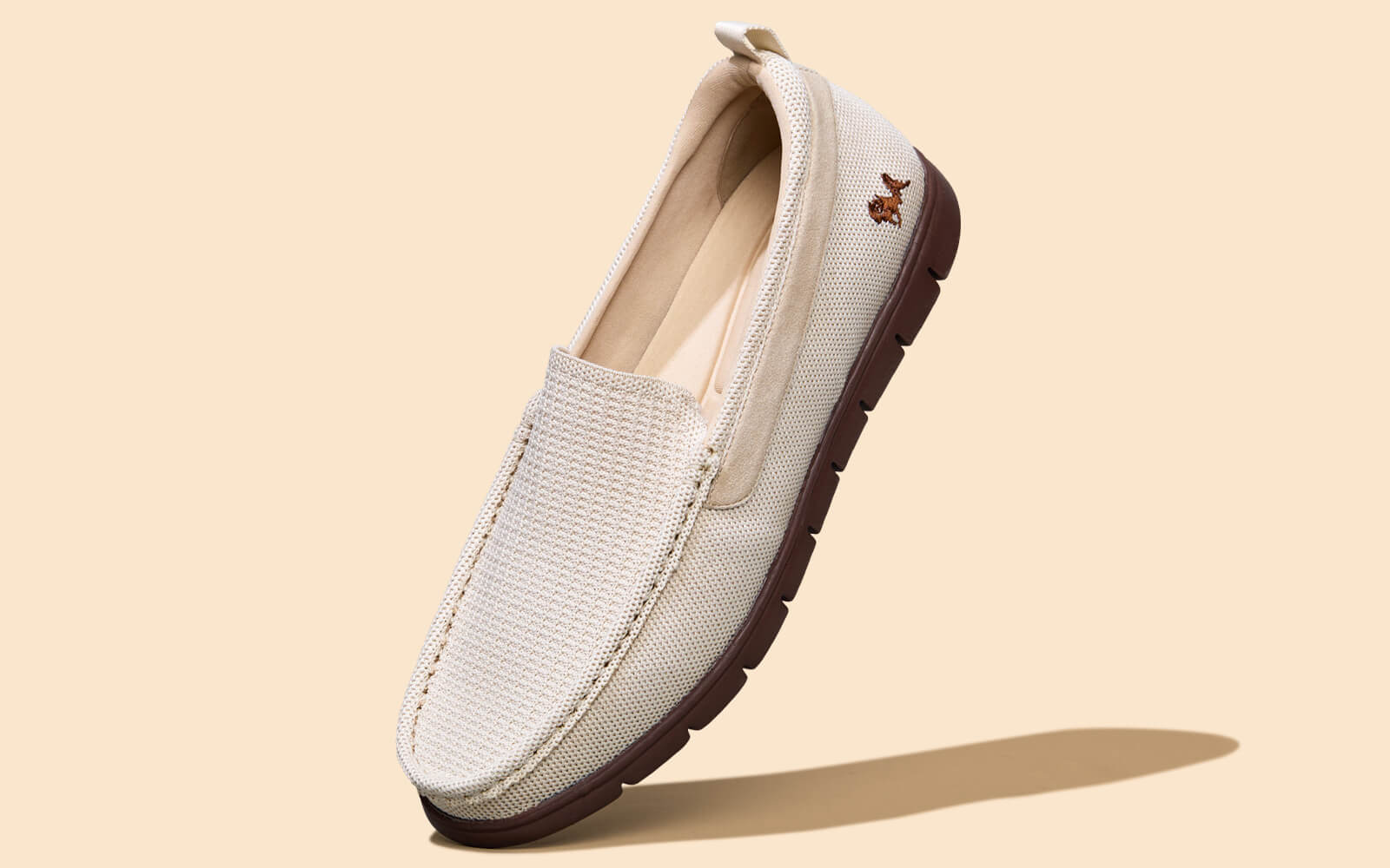 Flex Knit Loafers : Beige