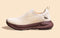 ReLive Knit Slip Ons Renew : Ivory Brown