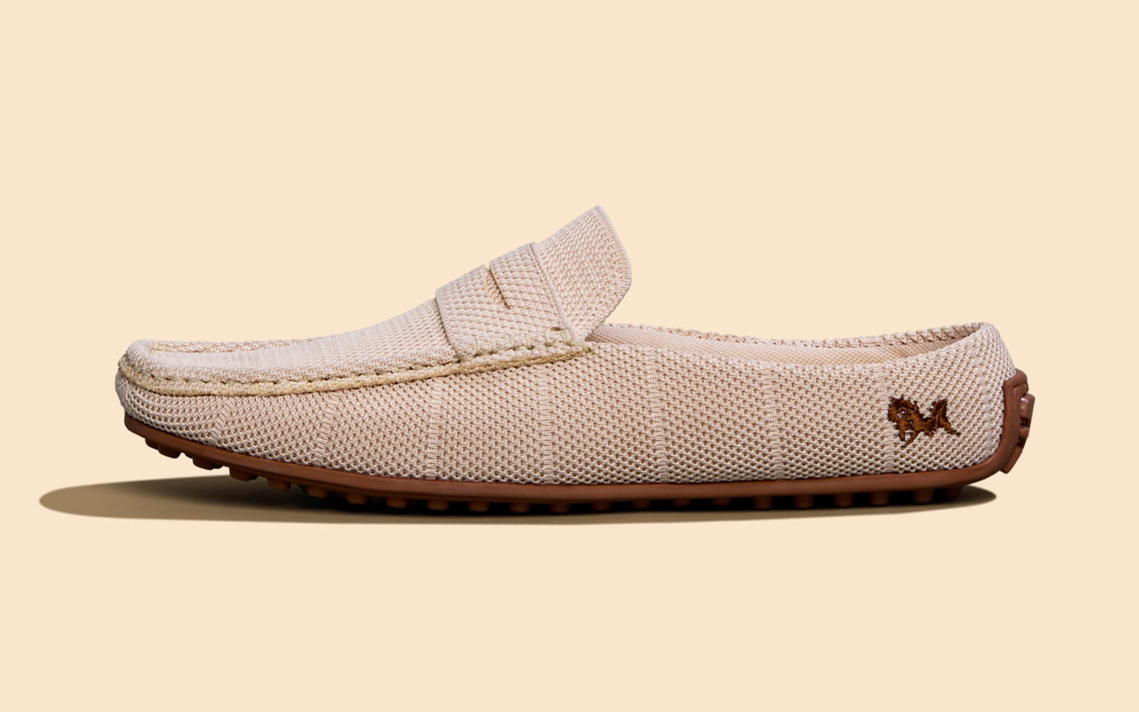 Relive Knit Mules : Beige