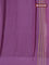 Banarasi mushru silk saree lavender with allover stripes pattern & zari weaves and satin border