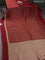 Banarasi mushru silk saree maroon with allover zari weaves and zari woven border