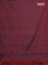 Arani semi silk saree maroon with allover zari weaves in borderless style