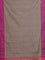 Arani semi silk saree grey shade and dual shade of pink with copper zari woven buttas and copper zari woven butta border