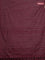 Arani semi silk saree deep maroon with allover silver zari weaves in borderless style