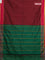 Arani semi silk saree maroon and pink with allover thread weaves and rettapet zari woven border`
