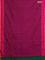 Arani semi silk saree magenta pink and pink with allover thread weaves and rettapet zari woven border`
