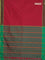 Arani semi silk saree maroon and dual shade of pinkish green with allover thread weaves and rettapet zari woven border`