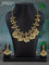 Antique guttapusalu necklace with kemp & cz stones and pearl hangings