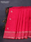 Banarasi silk saree pink and orange with zari woven brids buttas and zari woven border