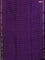 Chanderi bagru saree violet with allover prints and mageshwari border
