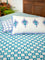 Firoza Block Printed Cotton Bedsheet