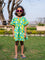 Pear Organic Cotton Block Printed Kaftan for Kids