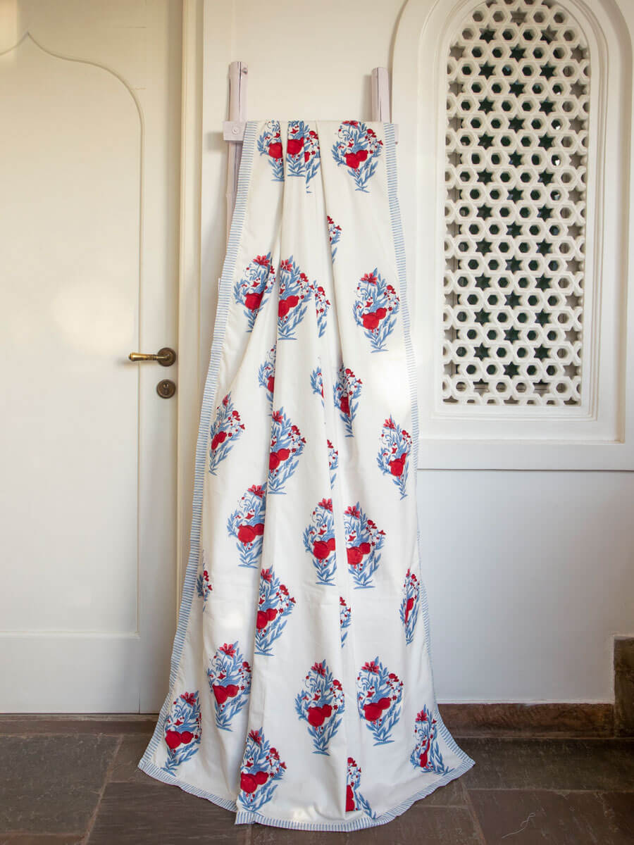 Pinar Block Printed Muslin Dohar