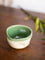Emerald Light Uneven Round Ceramic Bowl
