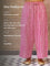 Blush Pink Hand Block Printed Palazzo Pants