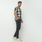 Camp Collar Half Sleeve Checkered Mood Shirt