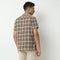 Camp Collar Half Sleeve Checkered Mood Shirt
