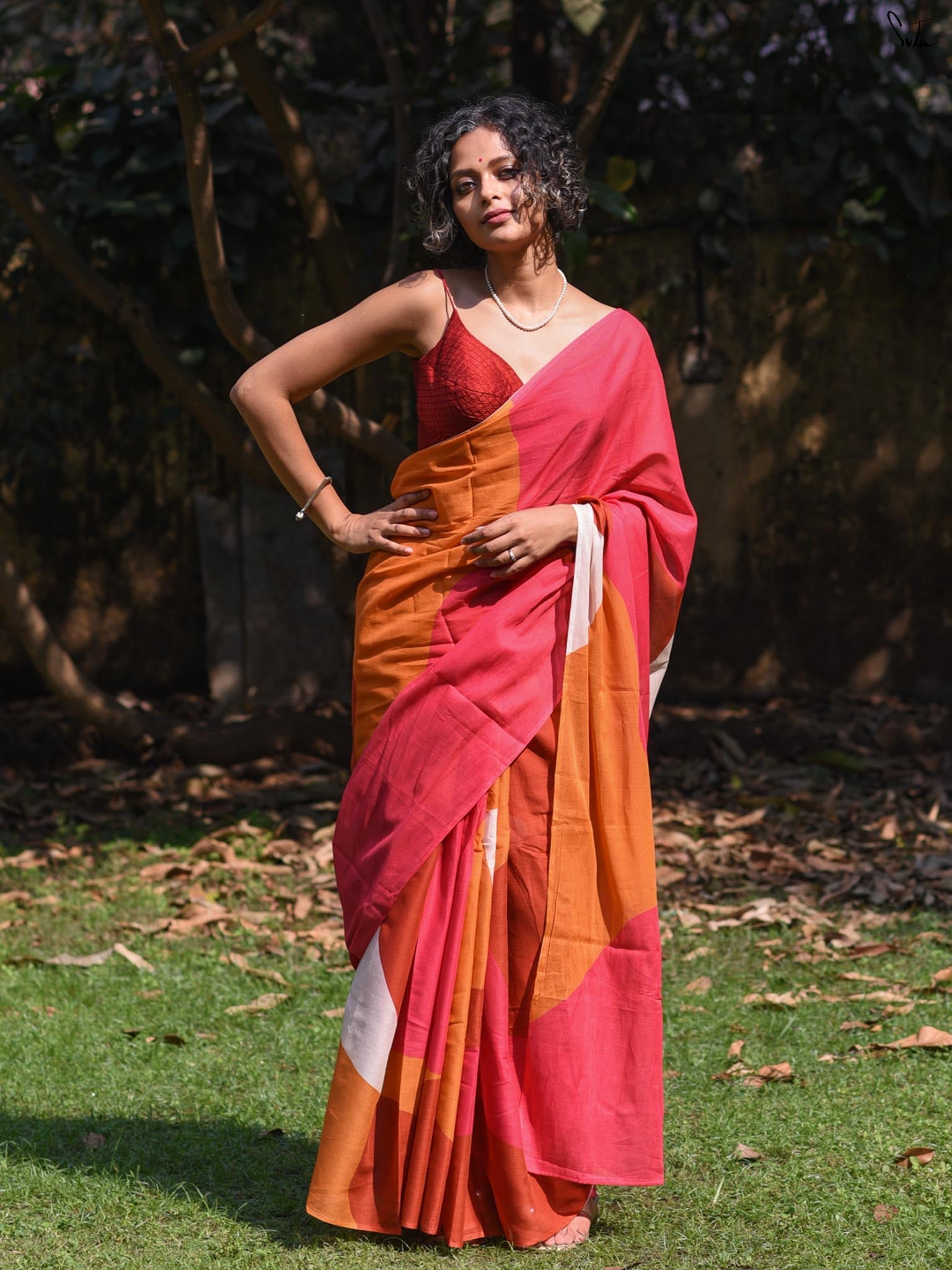 Amalgation Of Colours Saree